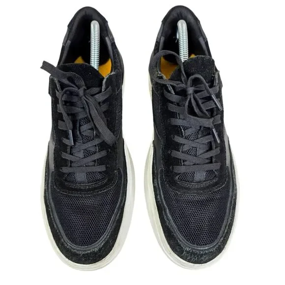 Casca Avro Utility 1 Black Suede and Mesh Lace Up Casual Sneakers M 9.5 - W 11.5